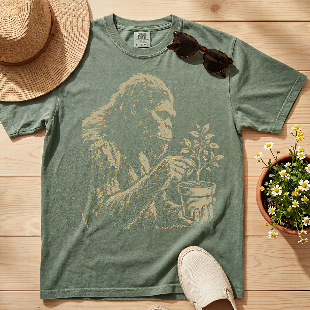 Bigfoot Plant Dad Tee