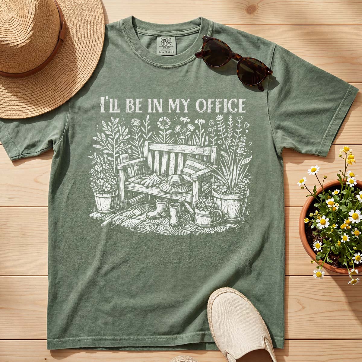 I’ll Be In My Office Gardening Shirt