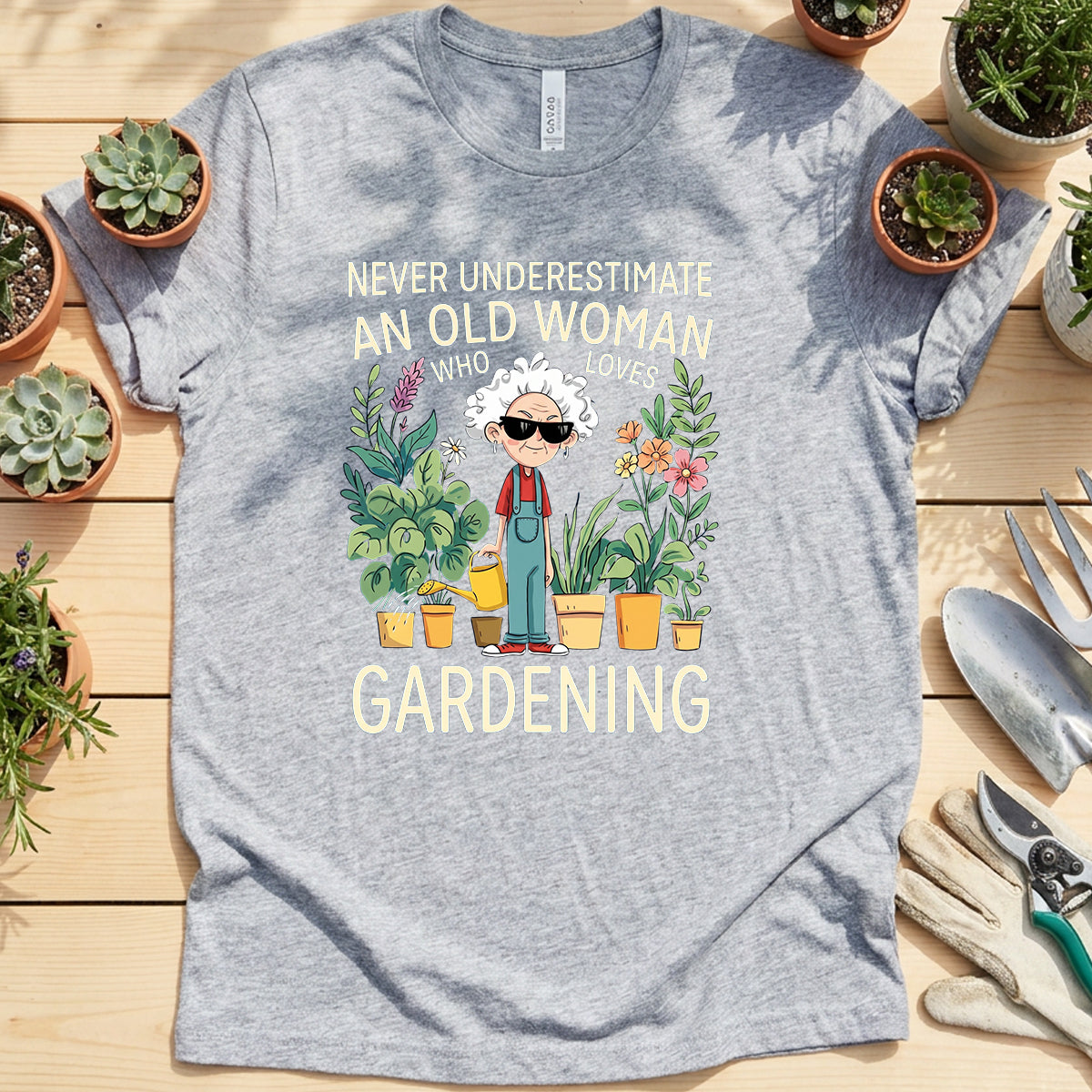 Underestimate Old Woman Tee