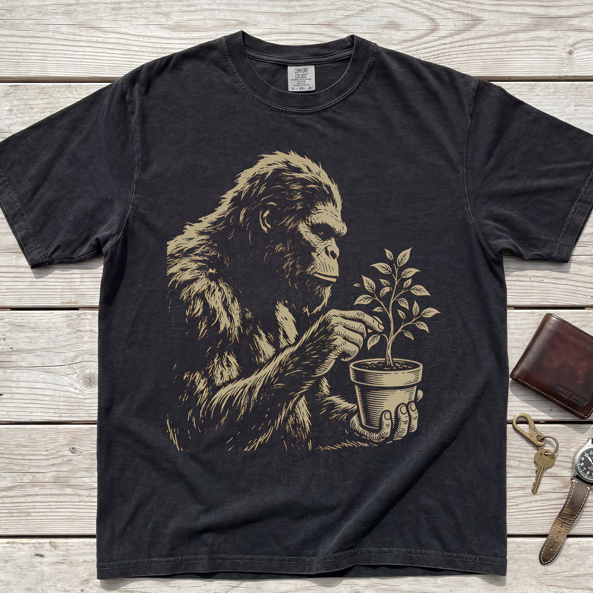 Bigfoot Plant Dad Tee