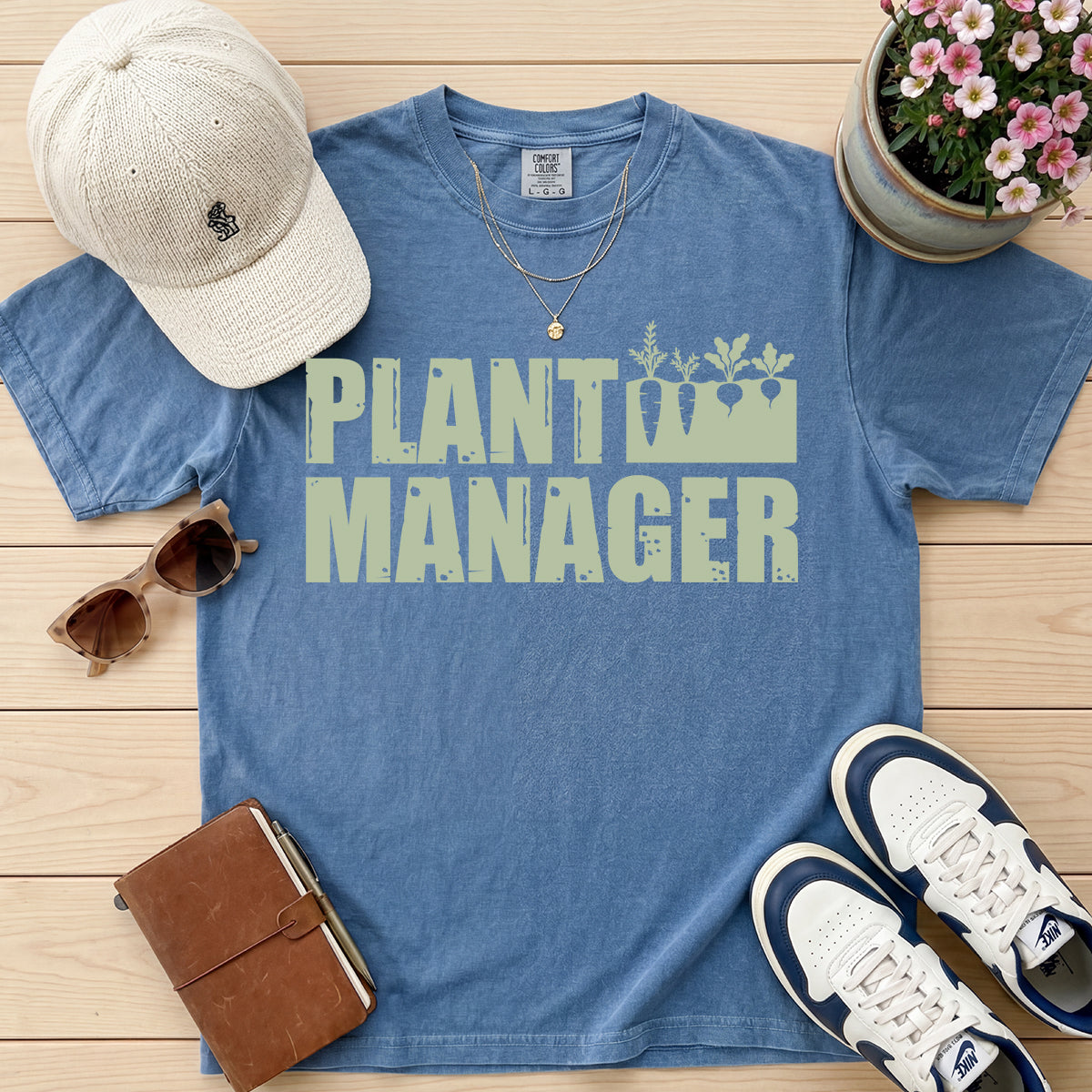 FUNNY GARDENING PLANT MANAGER TEE