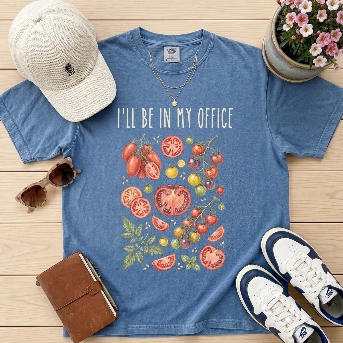 VINTAGE TOMATO GARDEN OFFICE TEE