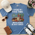 FUNNY GARDENING FREE TIME TEE