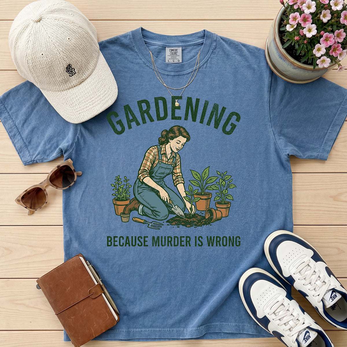 GARDENING MURDER TEE