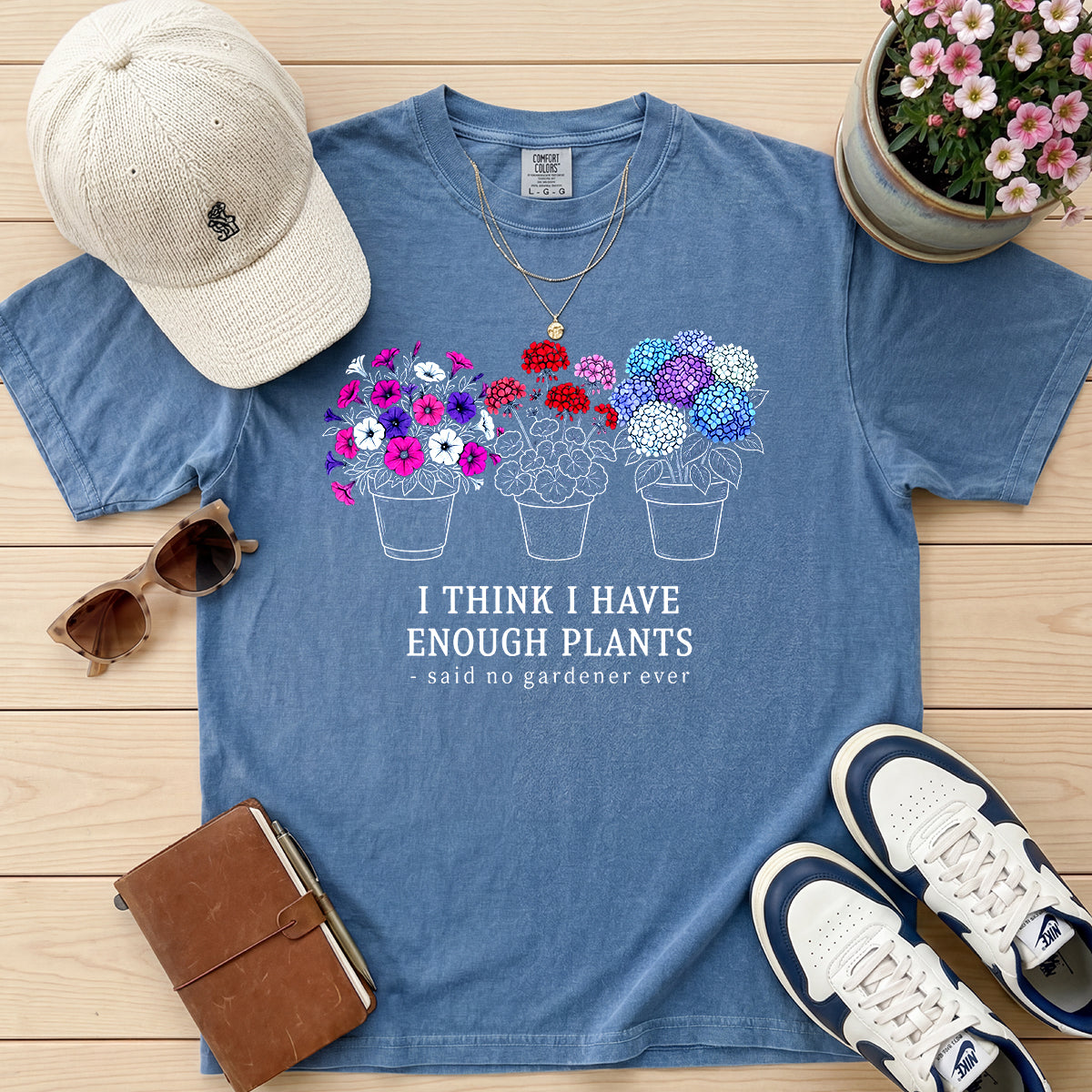 ENOUGH FLOWERS TEE