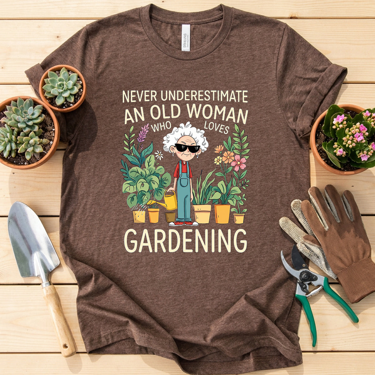 Underestimate Old Woman Tee
