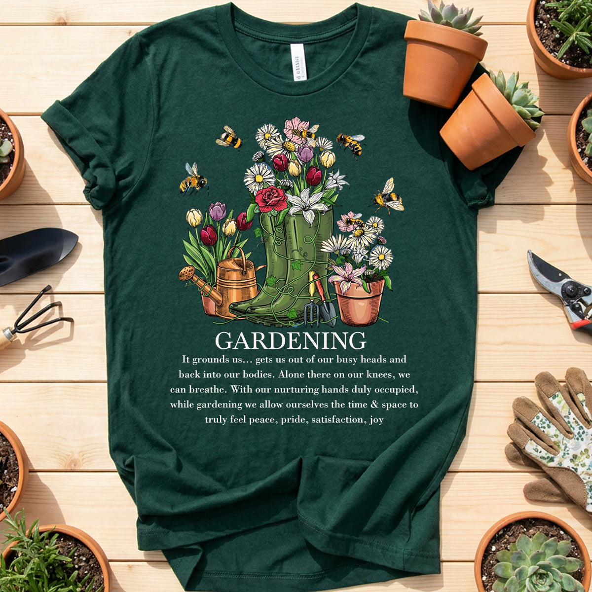 Gardening Heals The Soul Tee