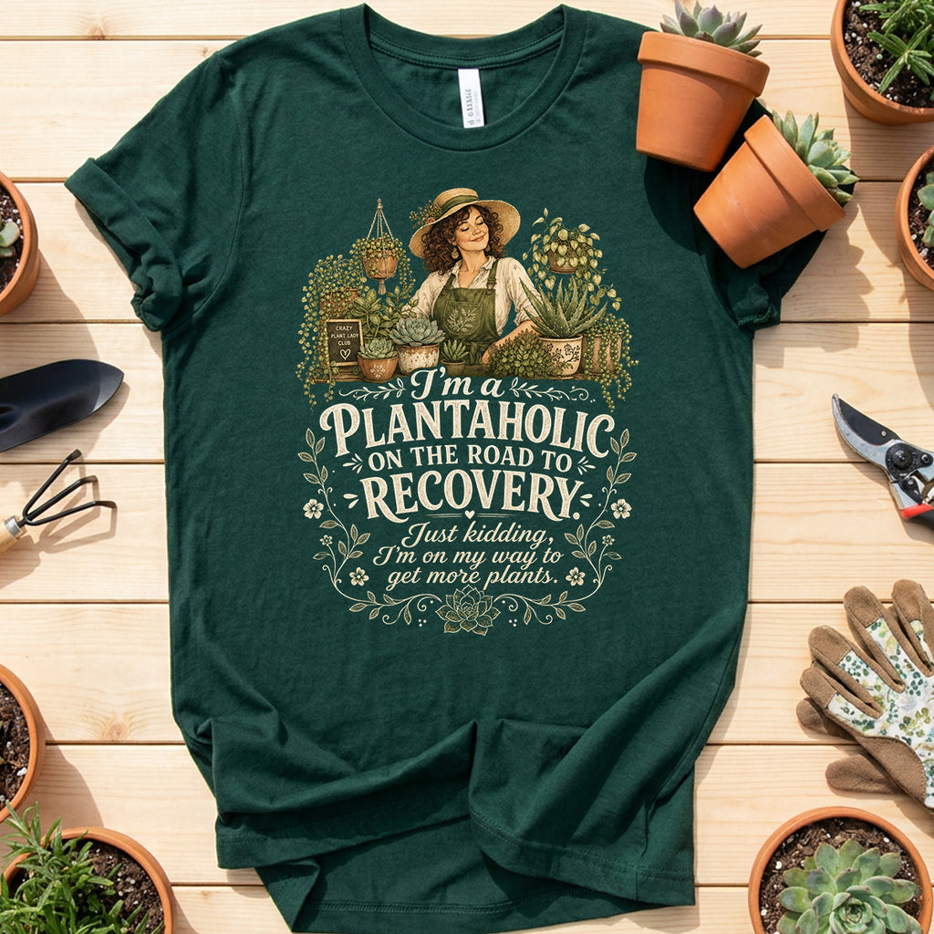 Funny Plantaholic Quote T-Shirt