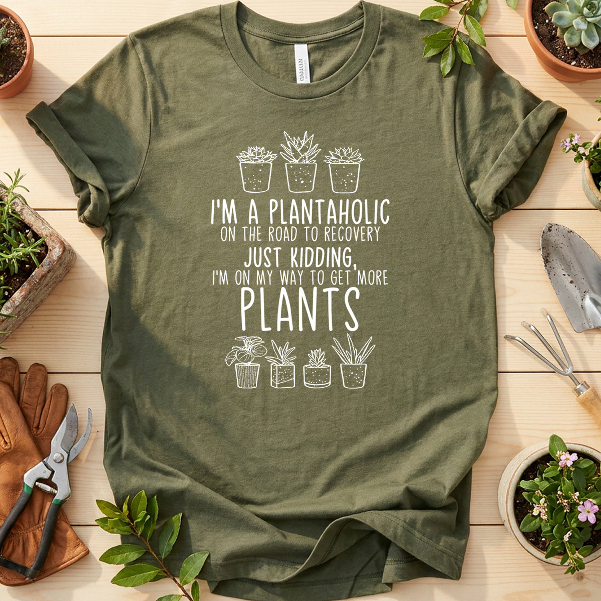 Plantaholic Funny Plant Shirt