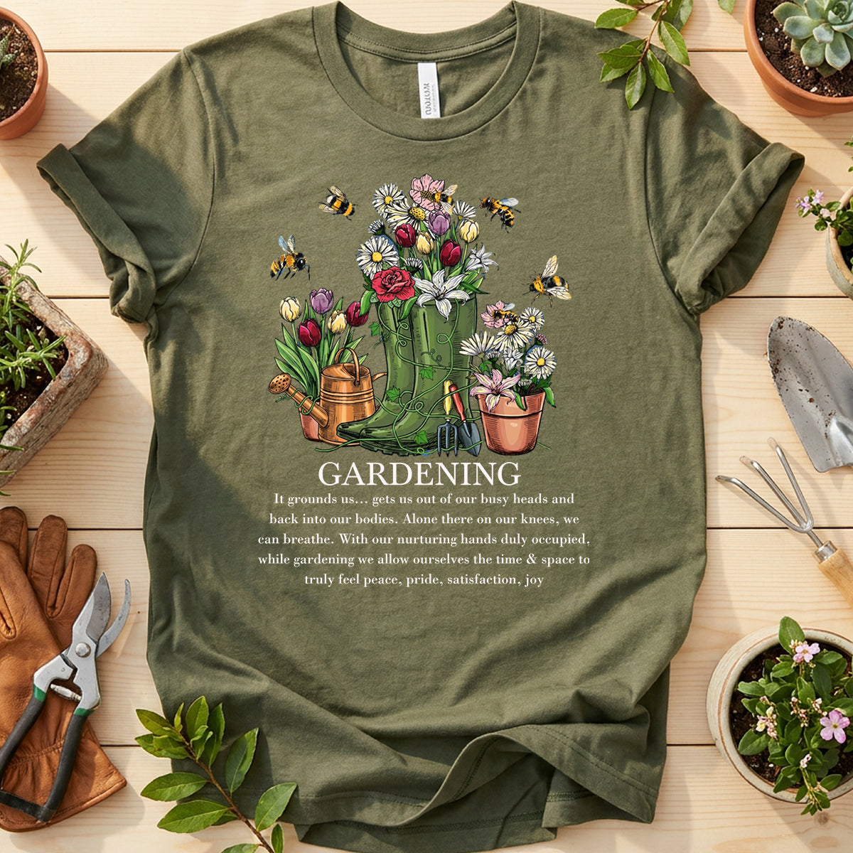 Gardening Heals The Soul Tee