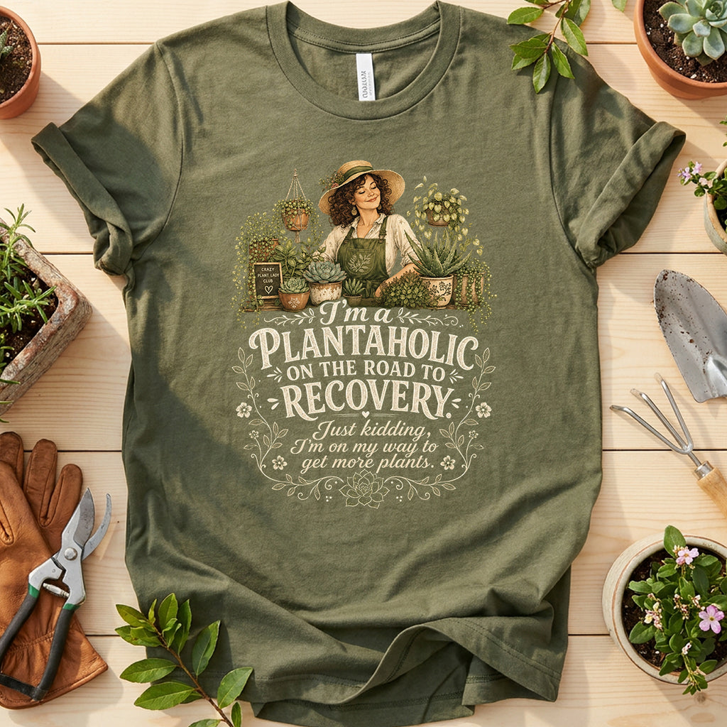Funny Plantaholic Quote T-Shirt