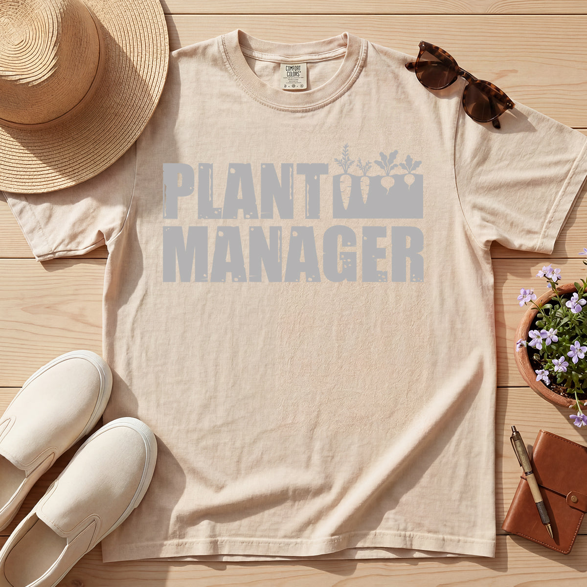 FUNNY GARDENING PLANT MANAGER TEE