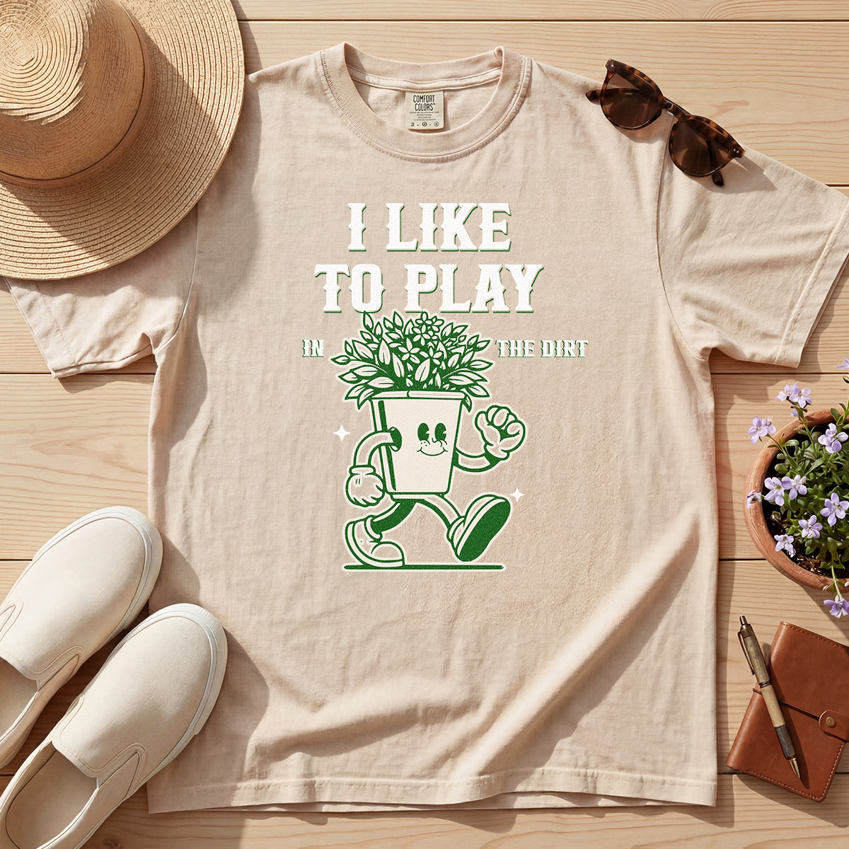 RETRO PLAY IN DIRT TEE