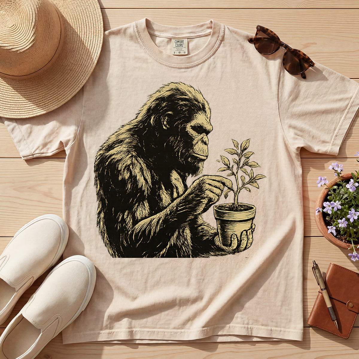 Bigfoot Plant Dad Tee