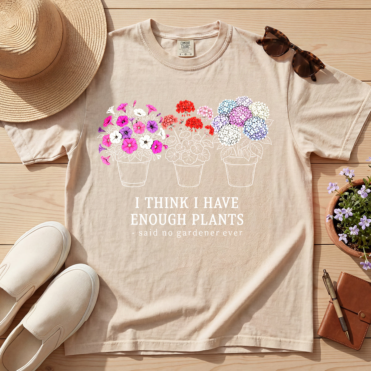 ENOUGH FLOWERS TEE
