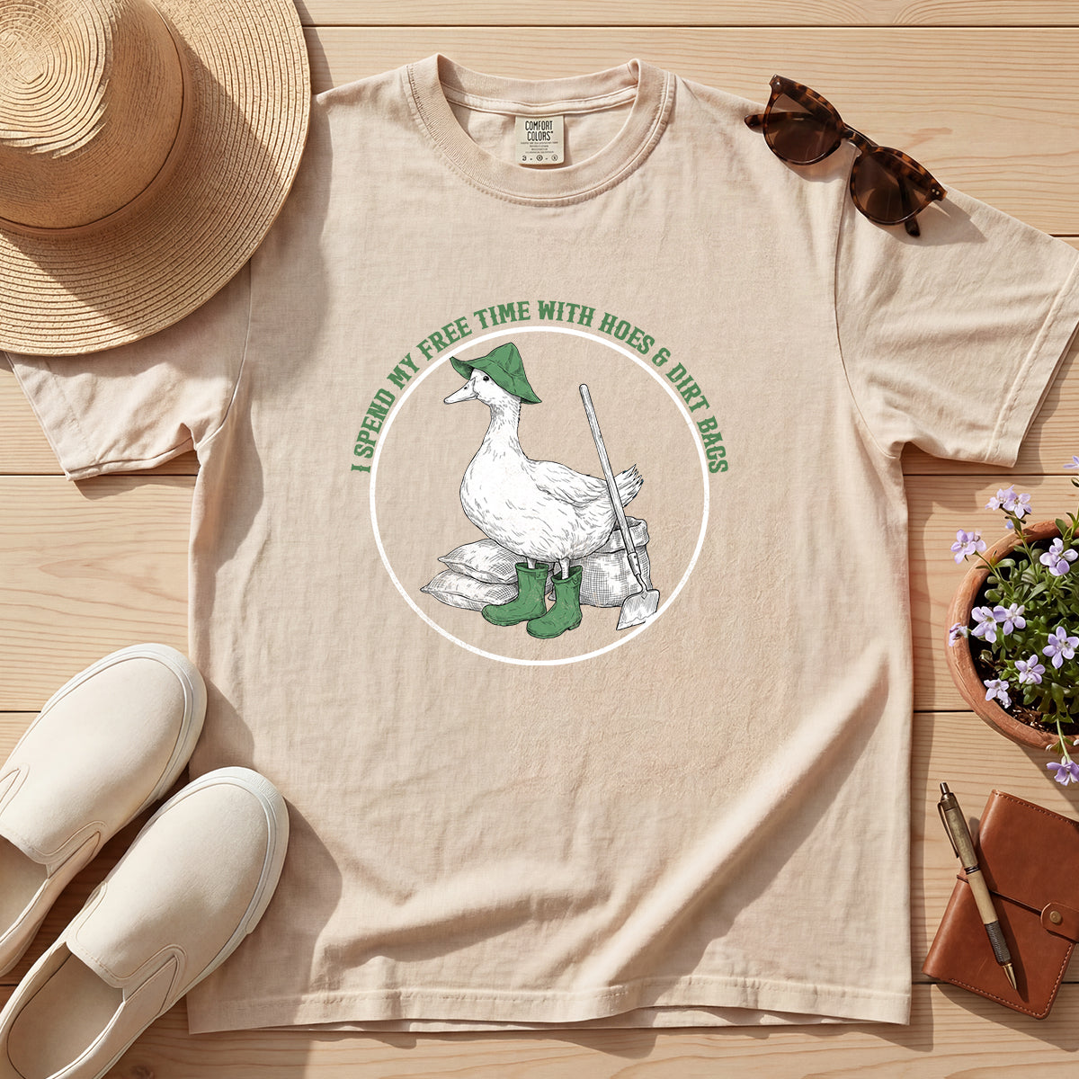 Hoes & Dirt Bags Gardening Tee