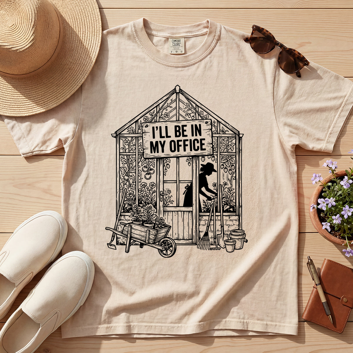 GREENHOUSE GARDENING MY OFFICE TEE