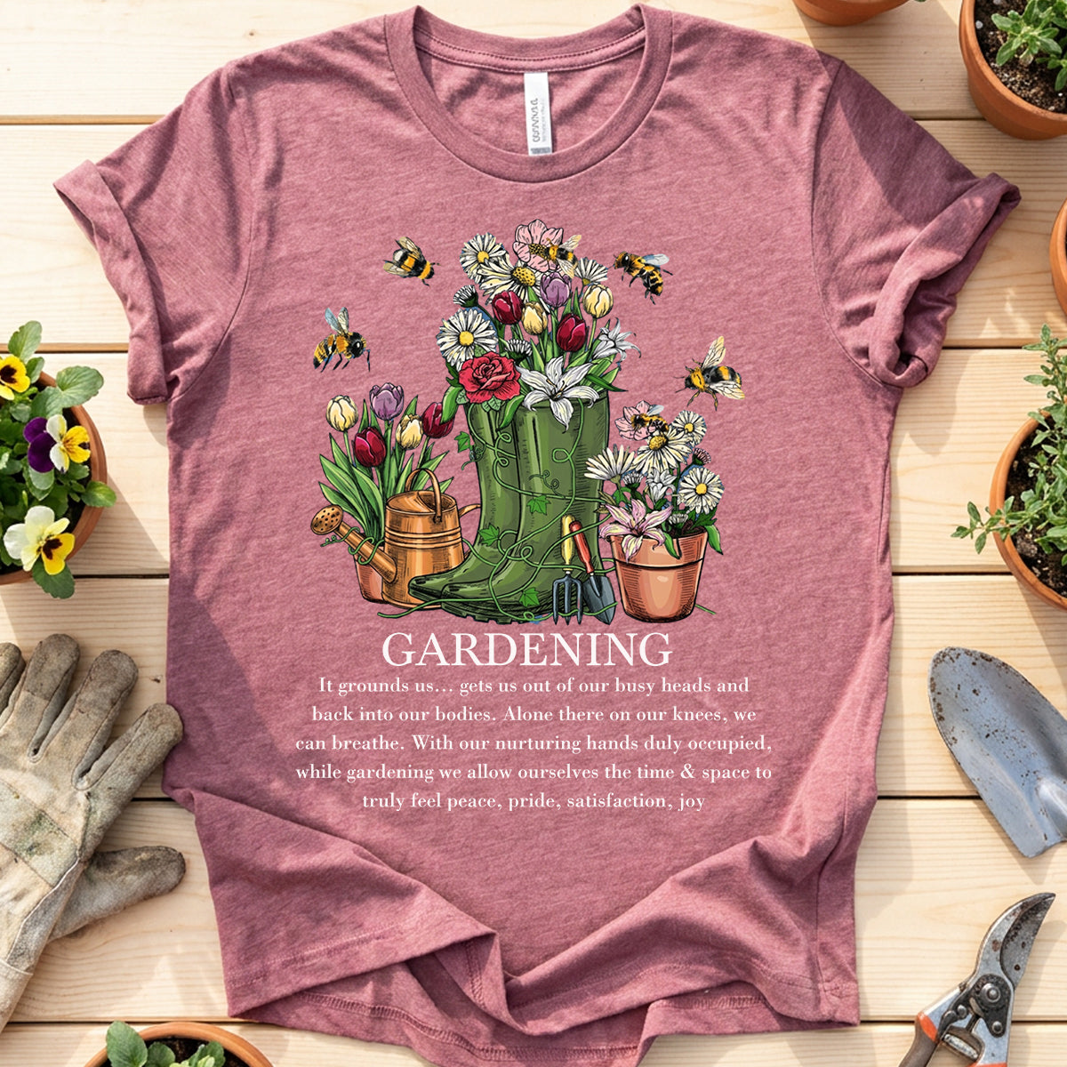 Gardening Heals The Soul Tee