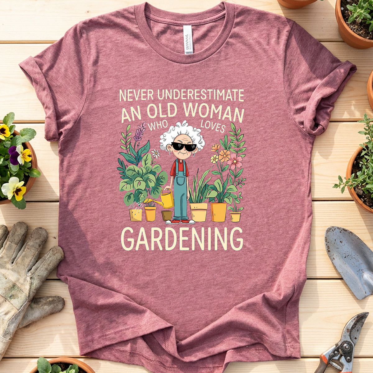Underestimate Old Woman Tee