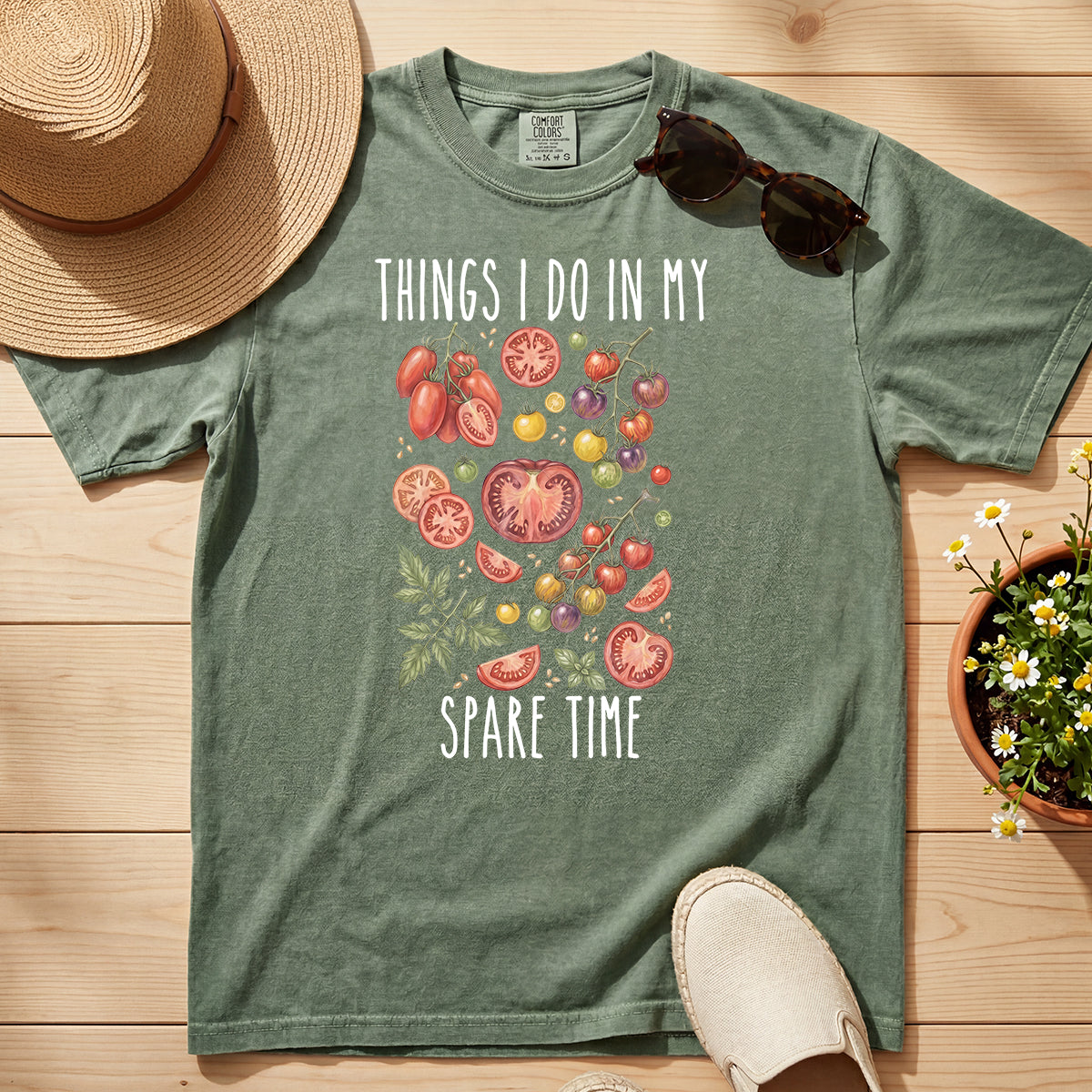 VINTAGE TOMATO SPARE TIME TEE