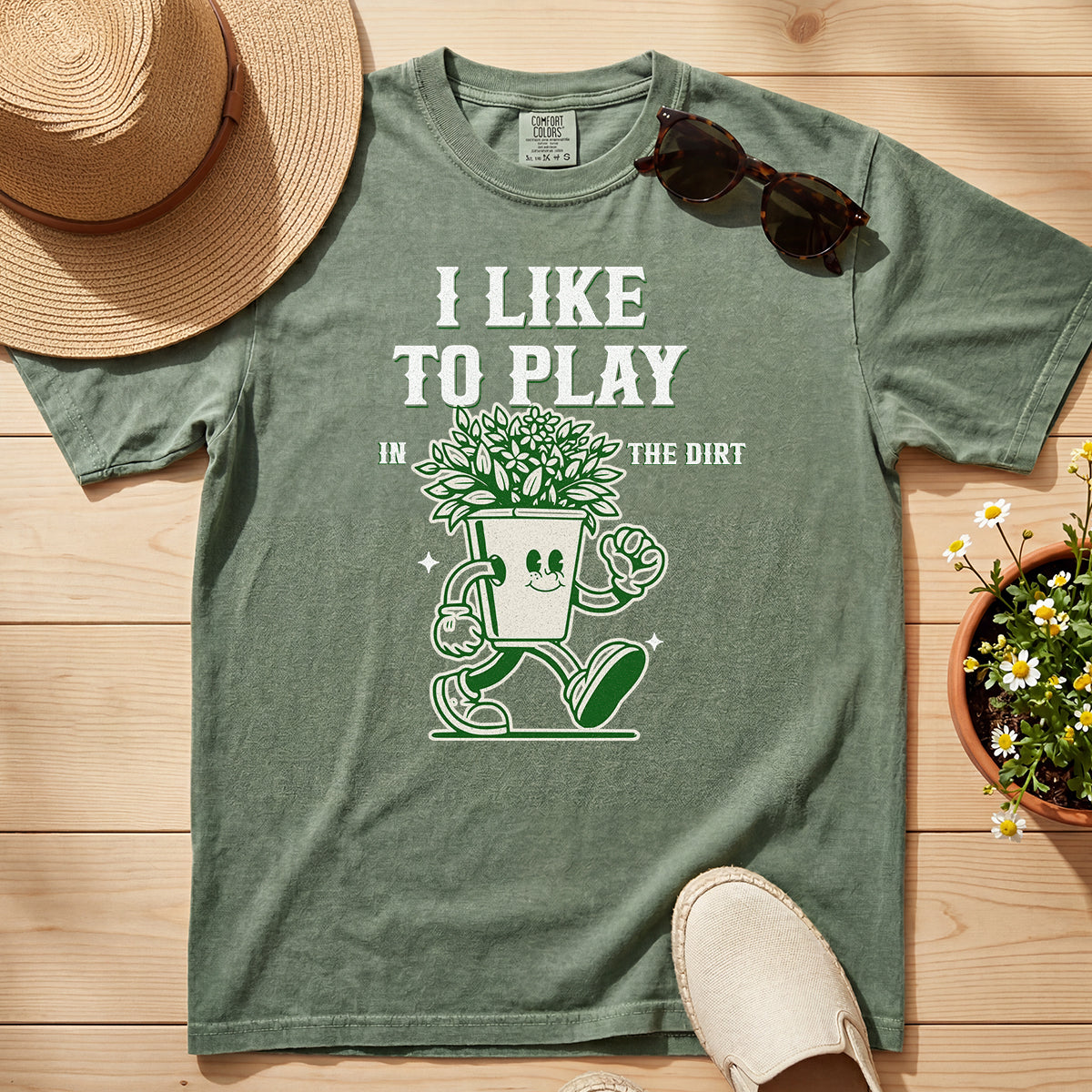 RETRO PLAY IN DIRT TEE