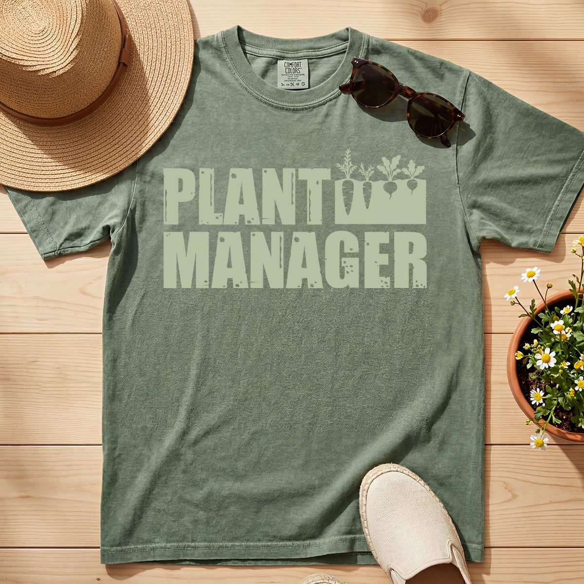 FUNNY GARDENING PLANT MANAGER TEE