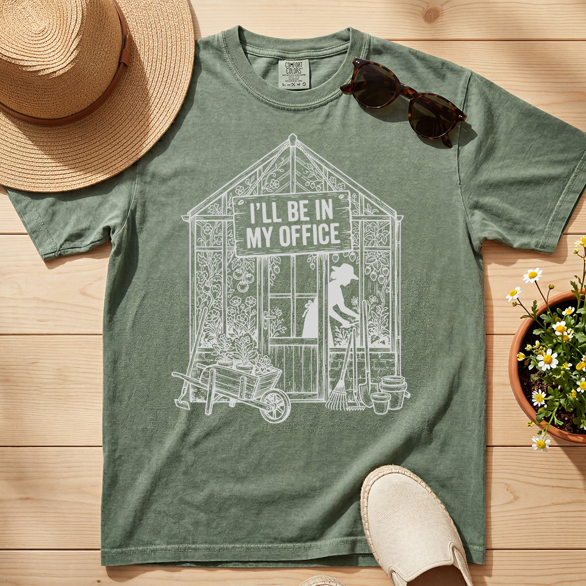 GREENHOUSE GARDENING MY OFFICE TEE