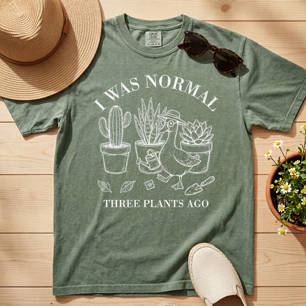 NORMAL 3 PLANTS TEE