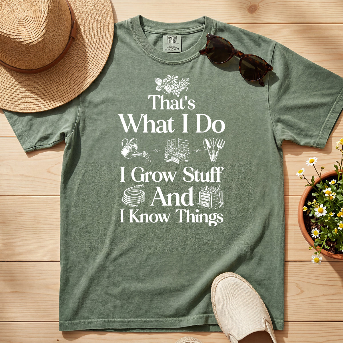 GROW STUFF TEE