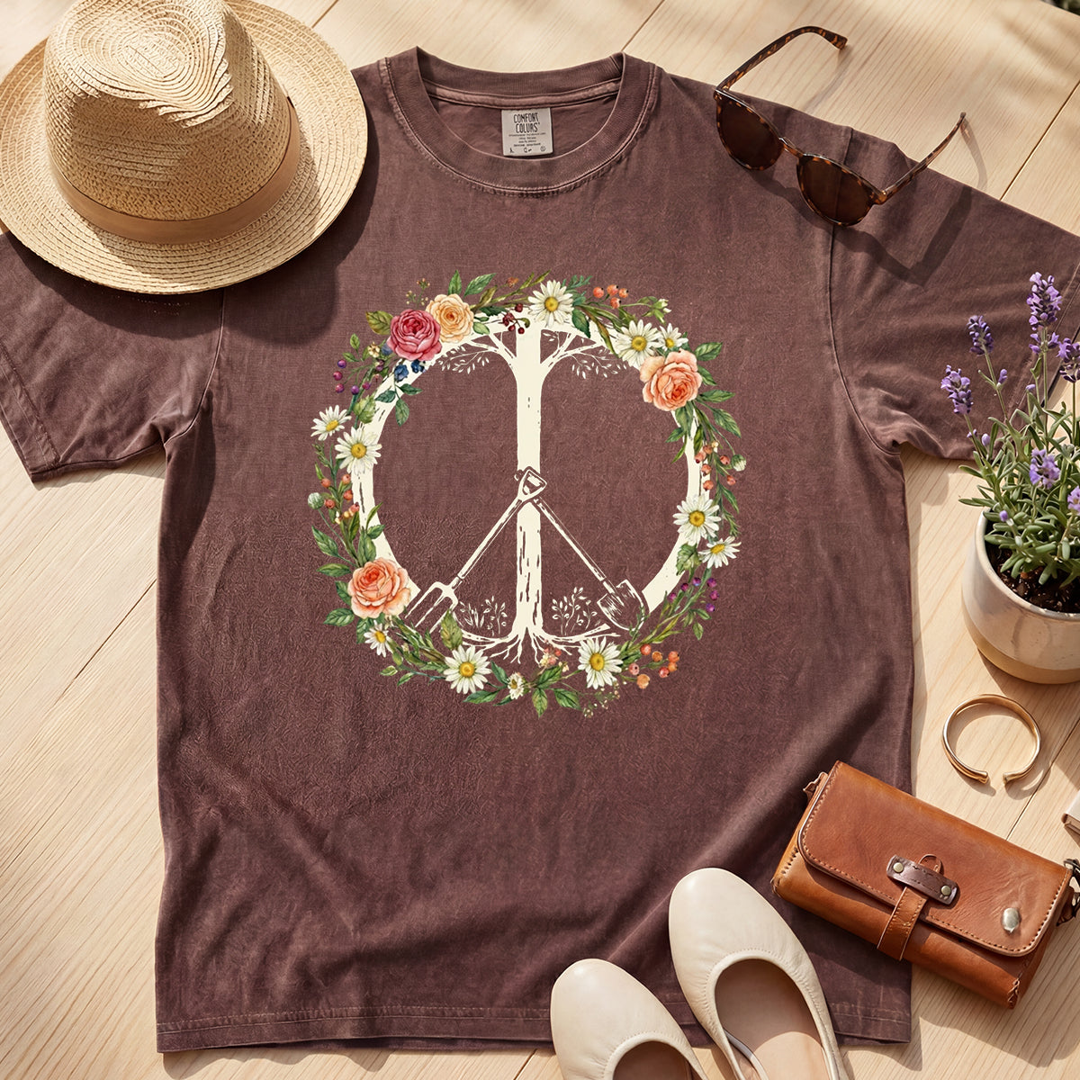 Peace Flower Garden Tee
