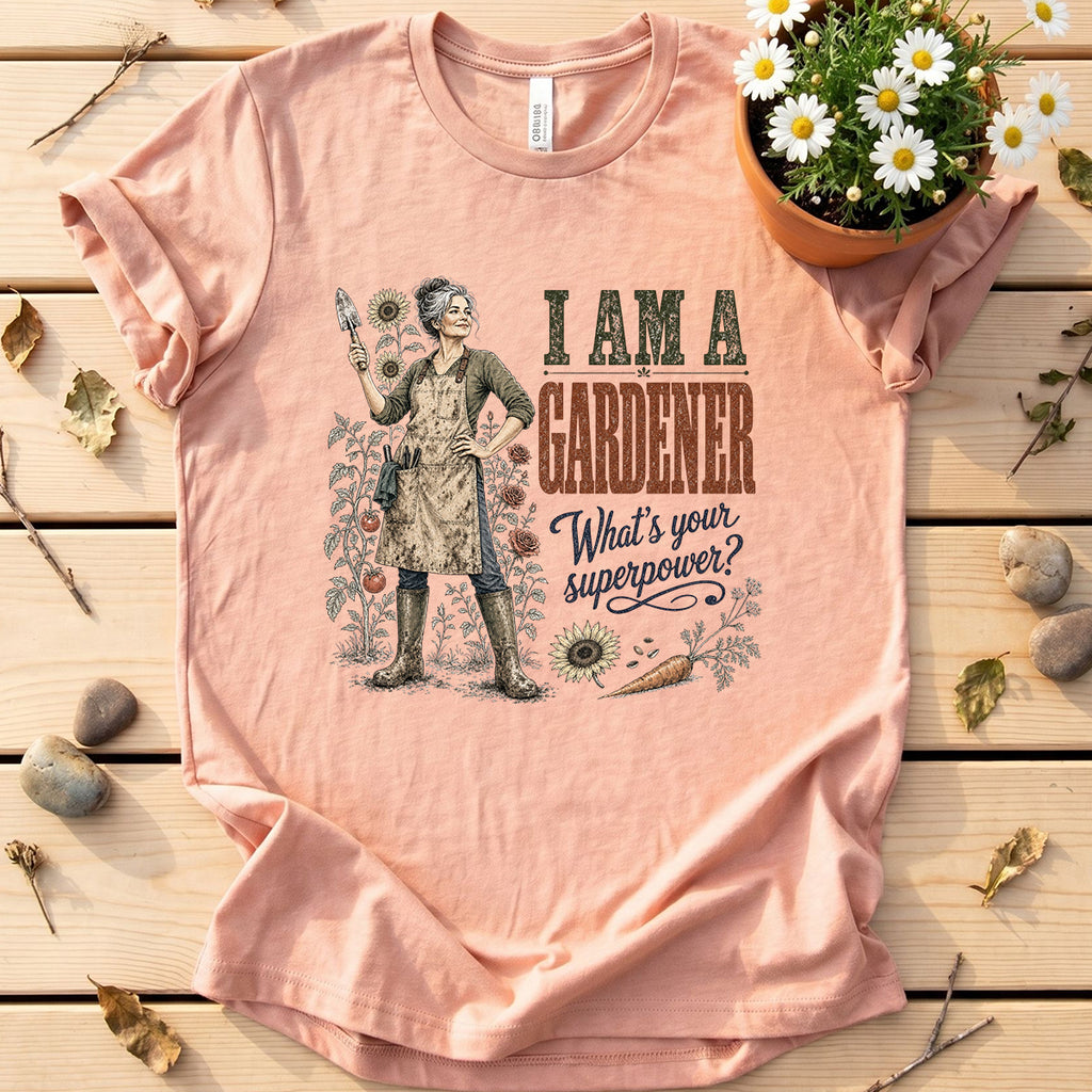 Gardener Superpower Quote T-Shirt