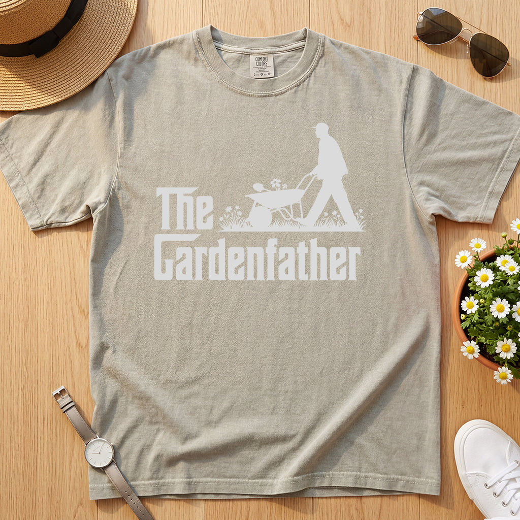 FUNNY GARDENING SKELETON GOTHIC TEE