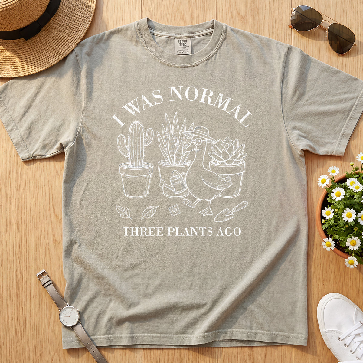 NORMAL 3 PLANTS TEE