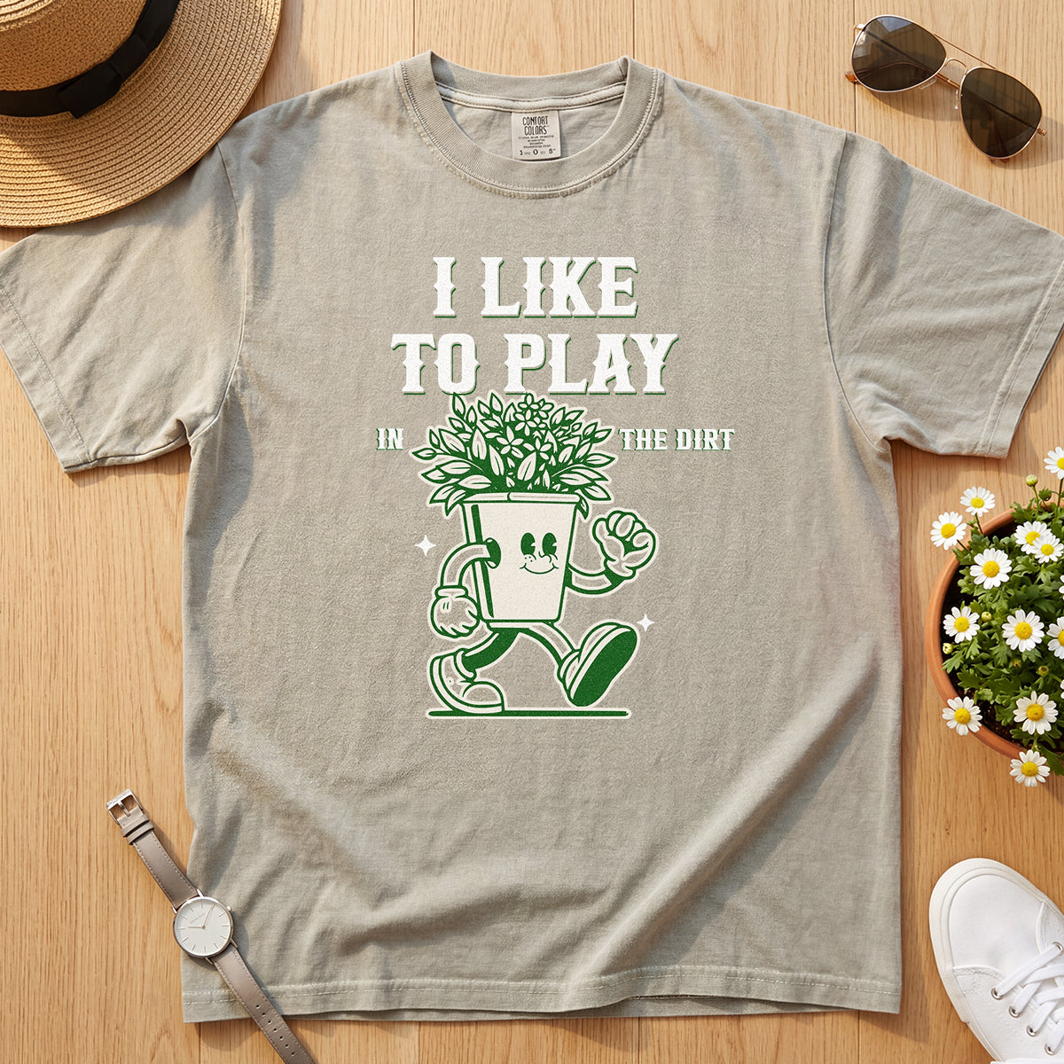 RETRO PLAY IN DIRT TEE