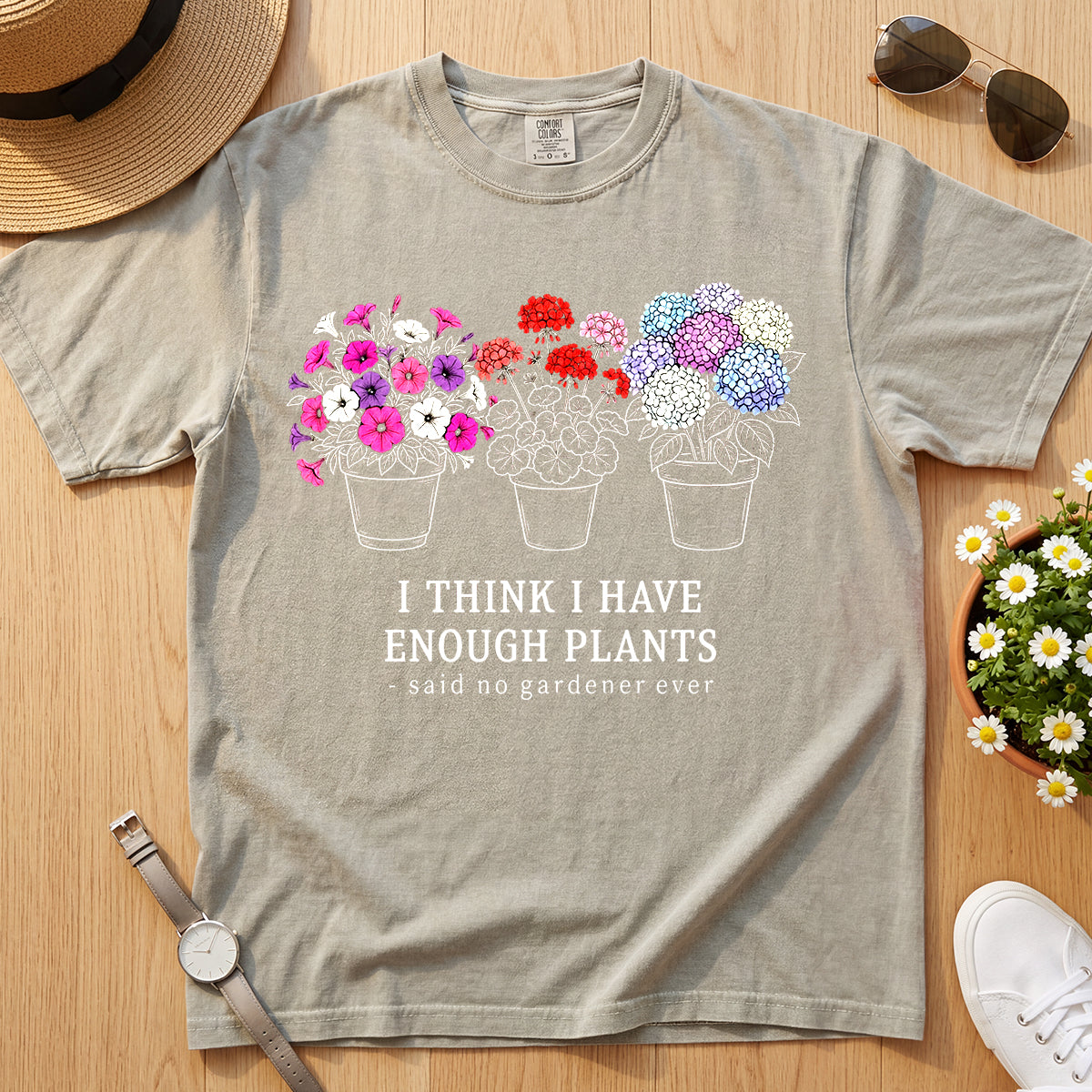 ENOUGH FLOWERS TEE